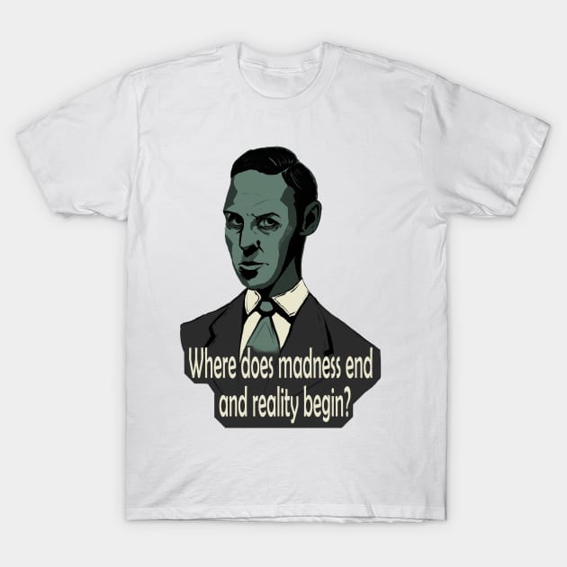 Howard Phillips Lovecraft T-Shirt by MentalTich